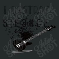 I Destroy Silence With Electric Guitar Women's Triblend Scoop T-shirt | Artistshot