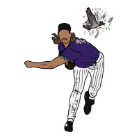 Randy Johnson Hits The Bird 3/4 Sleeve Shirt | Artistshot