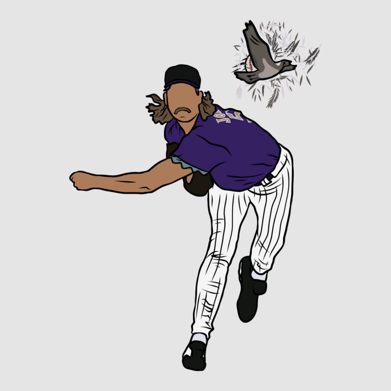 Randy Johnson Hits The Bird Exclusive T-shirt by alhajiyavanic | Artistshot