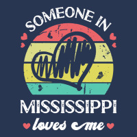 Someone In Mississippi Loves Me T  Shirt Someone In Mississippi Loves Men Denim Jacket | Artistshot