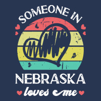 Someone In Nebraska Loves Me T  Shirt Someone In Nebraska Loves Me Fun Men Denim Jacket | Artistshot