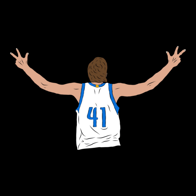 Dirk Nowitzki Celebration Men's 3/4 Sleeve Pajama Set | Artistshot