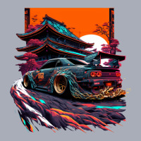 Japanese Retro Car Racing Drifting Art Jdm Legend Tuning Pullover Hood Tank Dress | Artistshot