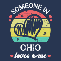 Someone In Ohio Loves Me T  Shirt Someone In Ohio Loves Me Funny Famil Men Denim Jacket | Artistshot