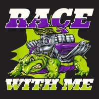 Race With Me Alligator Snapping Red Eared Slider Turtle T Shirt T-shirt | Artistshot