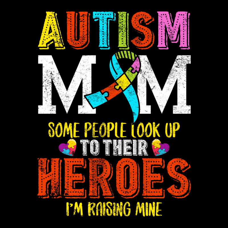 Autism Mom Some People Look Up To Their Heroes For Dark Fleece Short by autlu2024 | Artistshot