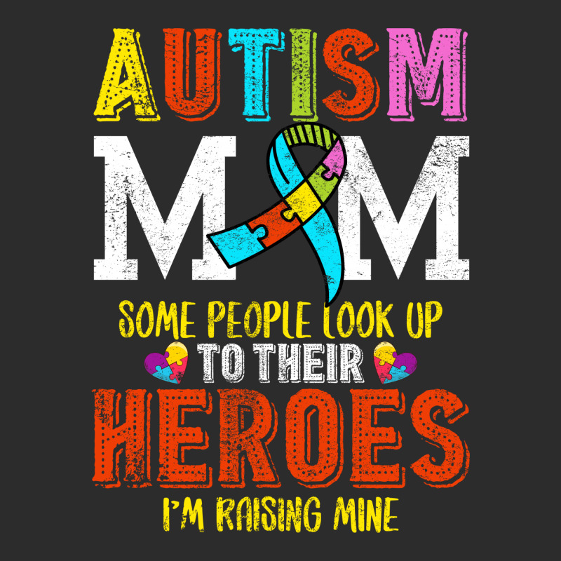 Autism Mom Some People Look Up To Their Heroes For Dark Exclusive T-shirt by autlu2024 | Artistshot