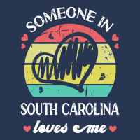 Someone In South Carolina Loves Me T  Shirt Someone In South Carolina Men Denim Jacket | Artistshot