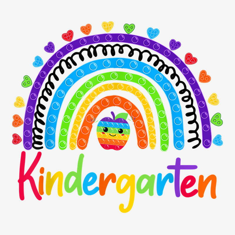 Rainbow 100 Days Of Kindergarten Poppin 100th Day Pop It T Shirt Toddler Hoodie | Artistshot