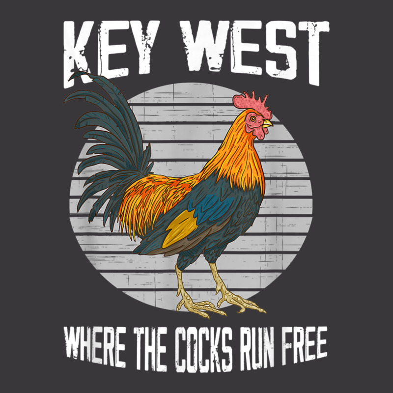 Key West Florida Where The Cocks Run Free T Shirt Ladies Curvy T-Shirt by matheeishilo | Artistshot