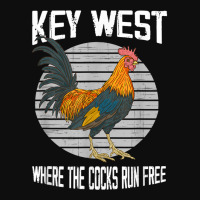 Key West Florida Where The Cocks Run Free T Shirt Crop Top | Artistshot