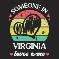 Someone In Virginia Loves Me T  Shirt Someone In Virginia Loves Me Fun 3/4 Sleeve Shirt | Artistshot