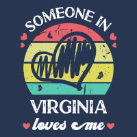 Someone In Virginia Loves Me T  Shirt Someone In Virginia Loves Me Fun Men Denim Jacket | Artistshot