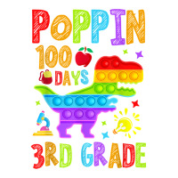 Poppin 100 Days 3rd Grade Dinosaur School Kid Elementary T Shirt Men's T-shirt Pajama Set | Artistshot