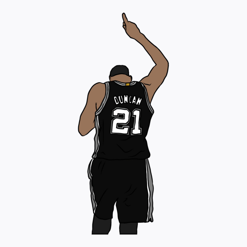 Tim Duncan Pointing Up T-Shirt by giatastemimaf | Artistshot