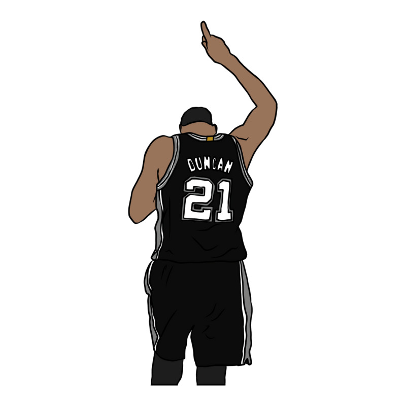 Tim Duncan Pointing Up Crewneck Sweatshirt by giatastemimaf | Artistshot