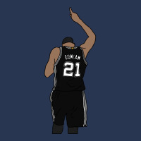 Tim Duncan Pointing Up Men Denim Jacket | Artistshot