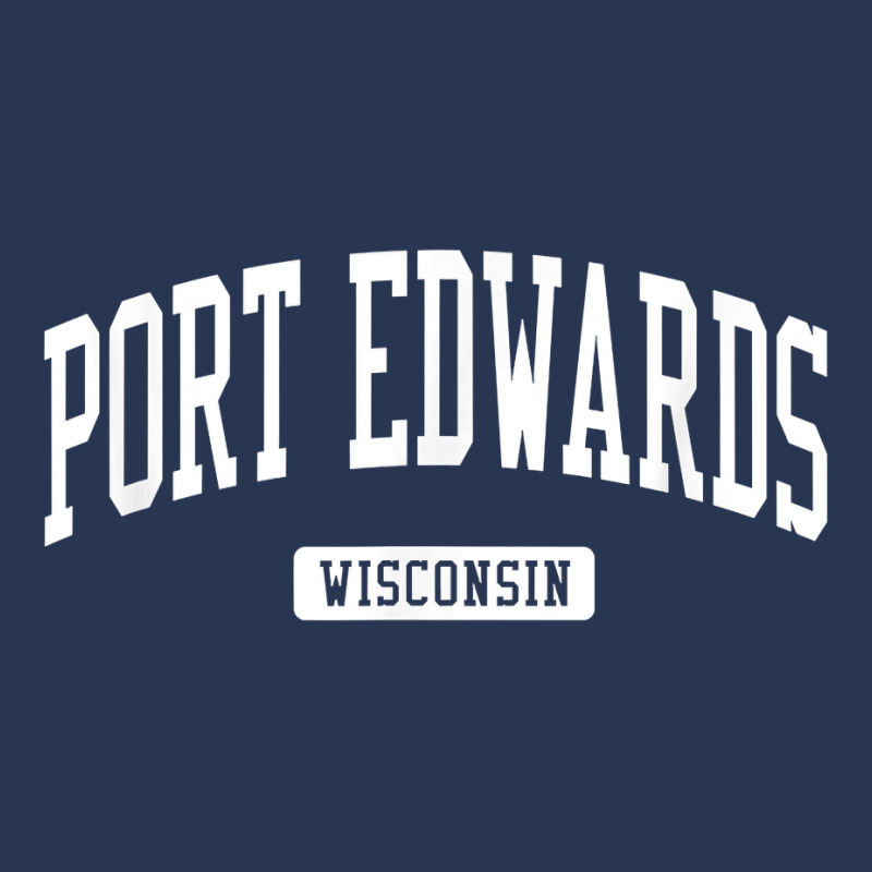 Port Edwards Wisconsin Wi Vintage Athletic Sports Design T Shirt Men Denim Jacket | Artistshot