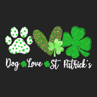 St Paddys Paw Dog Leopard Shenanigans T  Shirt Dog Love St Patricks Da 3/4 Sleeve Shirt | Artistshot