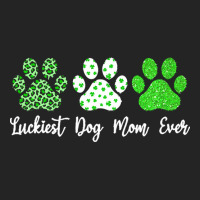 St Paddys Paw Dog Leopard Shenanigans T  Shirt Luckiest Dog Mom Ever S 3/4 Sleeve Shirt | Artistshot