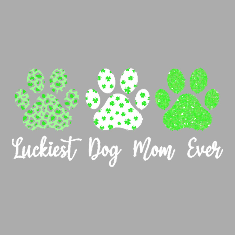 St Paddys Paw Dog Leopard Shenanigans T  Shirt Luckiest Dog Mom Ever S Men's T-shirt Pajama Set | Artistshot