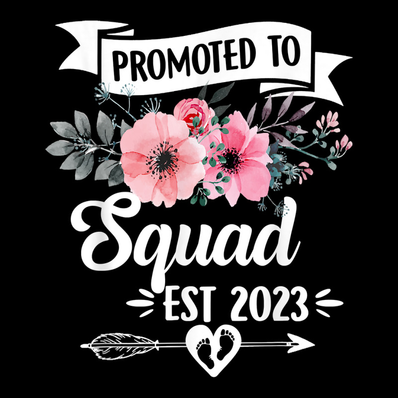 Promoted To Great Squad Est 2023 Floral First Time Squad T Shirt Adjustable Cap by hoasantiaz | Artistshot