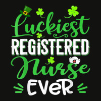 Luckiest Registered Nurse Ever Shamrock St Patrick's Day T Shirt Scorecard Crop Tee | Artistshot