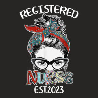 Registered Nurse Est 2023 Rn Nursing School Graduation T Shirt Ladies Fitted T-shirt | Artistshot