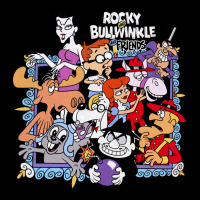 Tribute To Jay Ward Cartoons Rocky And Bullwinkle With Friends Long Sleeve Shirts | Artistshot