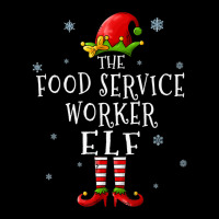 Food Service Worker Elf Xmas Groupe Matching Christmas Youth Zipper Hoodie | Artistshot