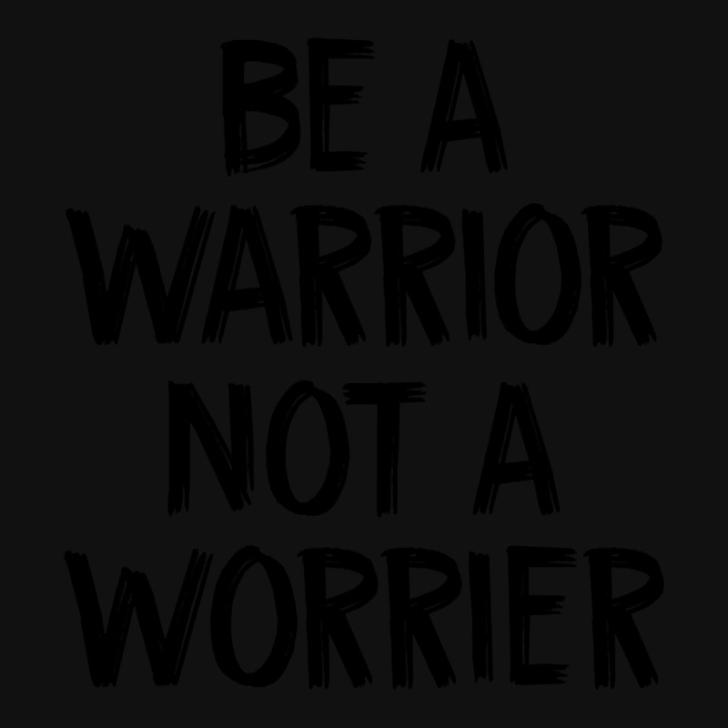 Trending Be A Warrior Not A Worrier Baby Beanies | Artistshot