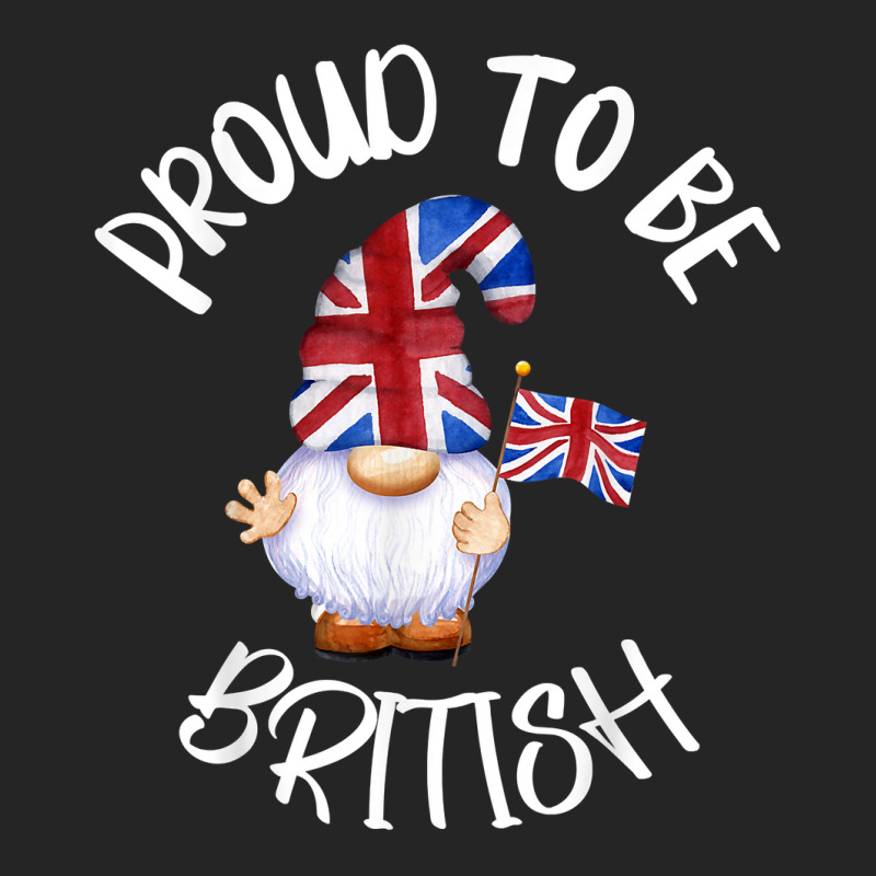 Proud To Be British Union Jack Gnome England Great Britain T Shirt Unisex Hoodie | Artistshot