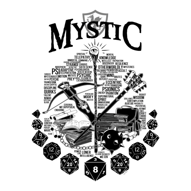 Rpg Class Series Mystic   Black Version 3/4 Sleeve Shirt by alhajiyavanic | Artistshot