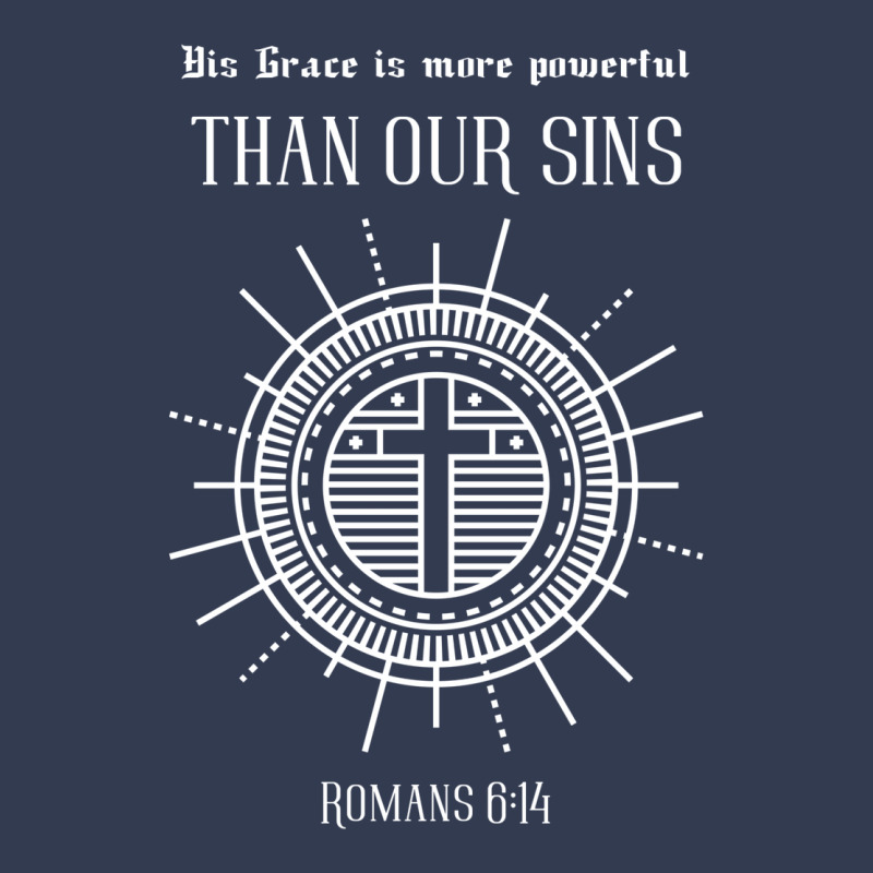 Romans 614 His Grace Is More Powerful Than Our Sins V-Neck Tee by diumadenguba | Artistshot