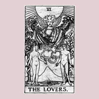 The Lovers Tarot Card   Major Arcana   Fortune Telling   Occult Ladies Fitted T-shirt | Artistshot