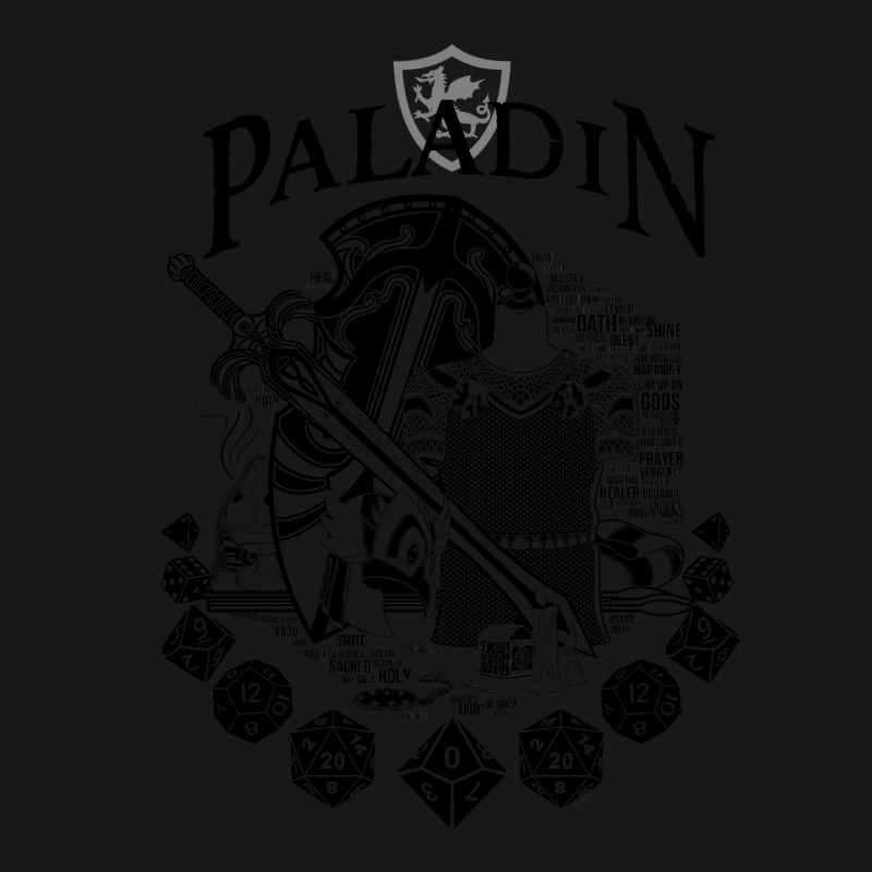 Rpg Class Series Paladin   Black Text Flannel Shirt by alhajiyavanic | Artistshot