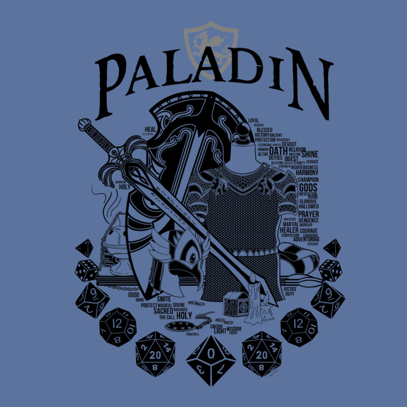 Rpg Class Series Paladin   Black Text Lightweight Hoodie by alhajiyavanic | Artistshot