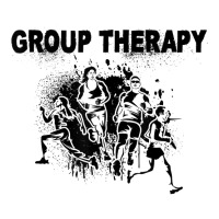 Run With Friends Group Therapy Funny Running Group T Shirt Crewneck Sweatshirt | Artistshot