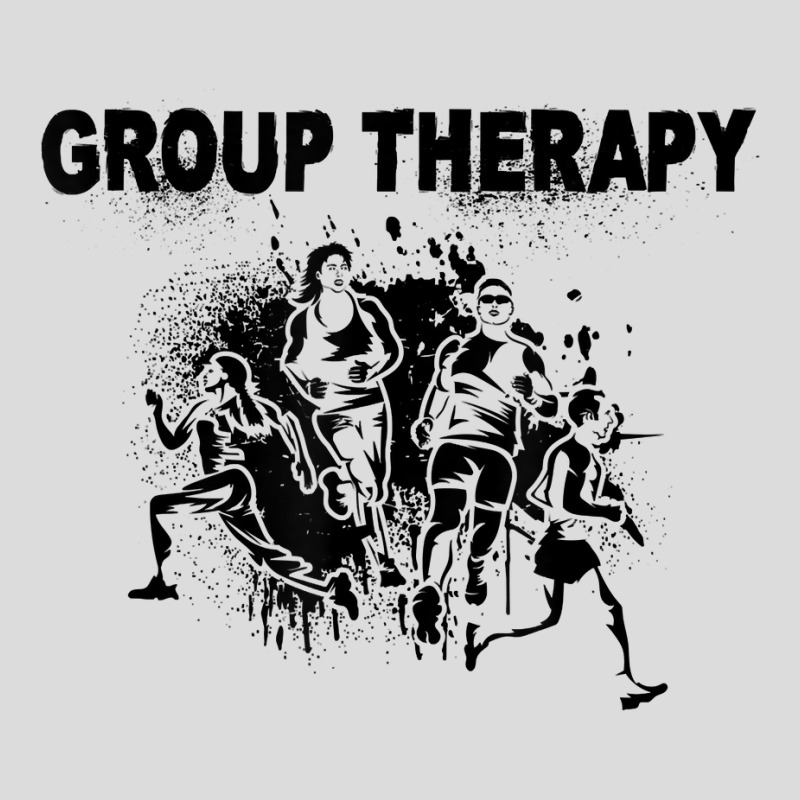 Run With Friends Group Therapy Funny Running Group T Shirt Men's Polo Shirt by shanesxk | Artistshot