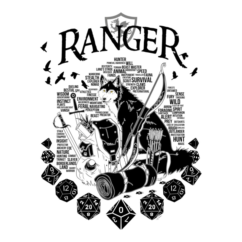 Rpg Class Series Ranger   Black Version Long Sleeve Shirts by alhajiyavanic | Artistshot