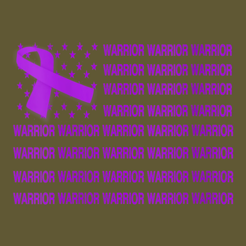 Womens Domestic Violence Warrior   Usa Flag Purple Ribbon V Neck T Shi Vintage Short | Artistshot