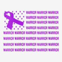 Womens Domestic Violence Warrior   Usa Flag Purple Ribbon V Neck T Shi Round Patch | Artistshot