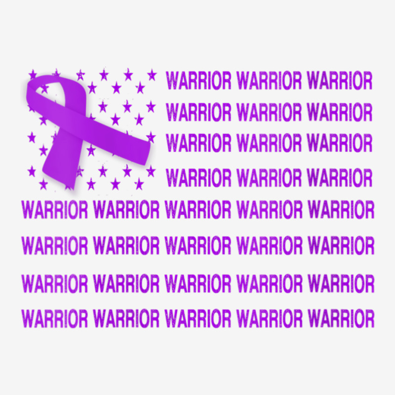 Womens Domestic Violence Warrior   Usa Flag Purple Ribbon V Neck T Shi Rectangle Patch | Artistshot