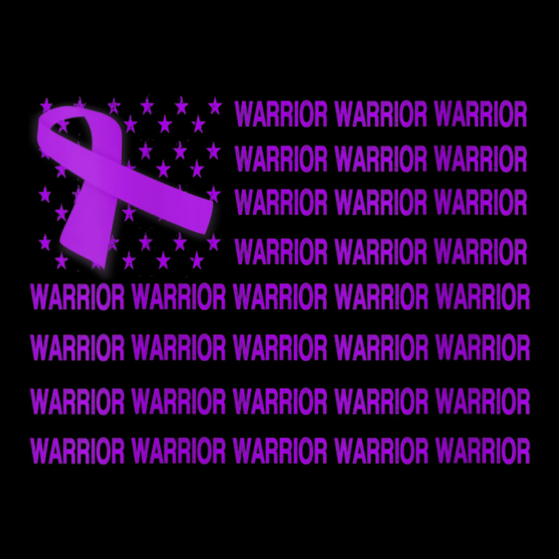 Womens Domestic Violence Warrior   Usa Flag Purple Ribbon V Neck T Shi Unisex Jogger | Artistshot