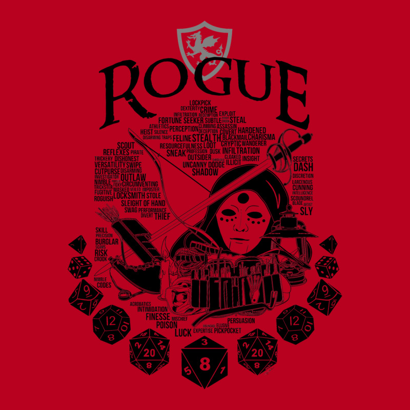 Rpg Class Series Rogue   Black Version Classic T-shirt by alhajiyavanic | Artistshot