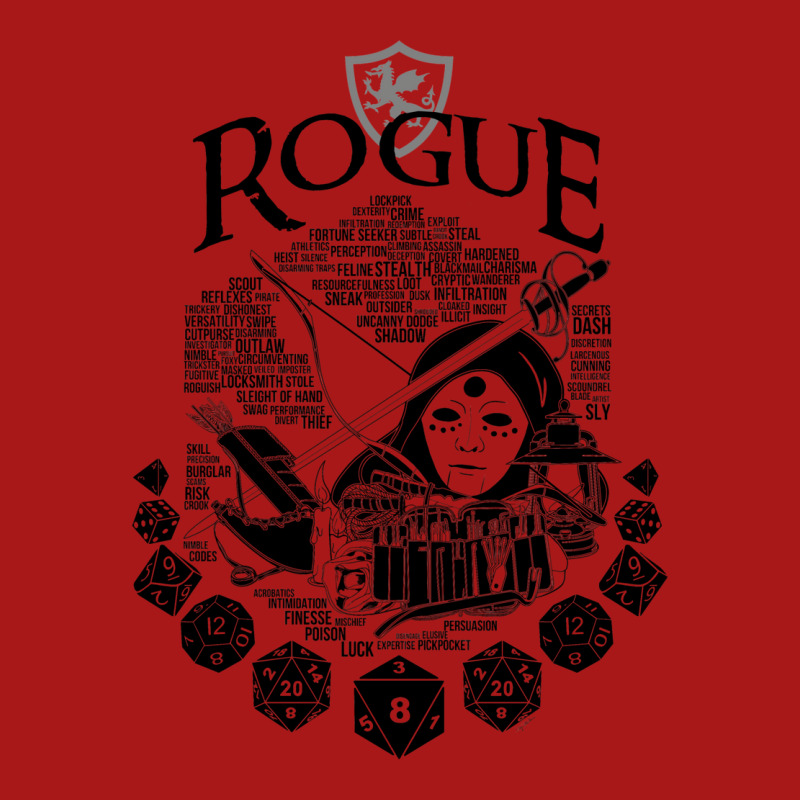 Rpg Class Series Rogue   Black Version Unisex Jogger by alhajiyavanic | Artistshot