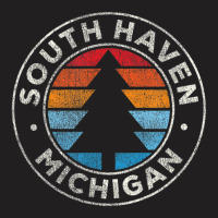 Trending South Haven Michigan Mi Vintage Retro 70s T-shirt | Artistshot