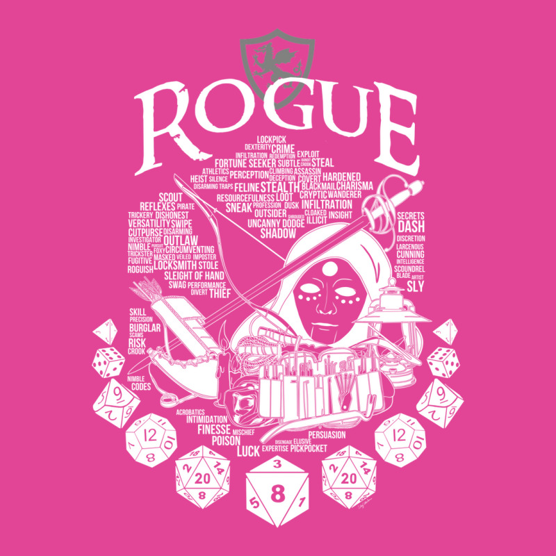 Rpg Class Series Rogue   White Version T-Shirt by alhajiyavanic | Artistshot