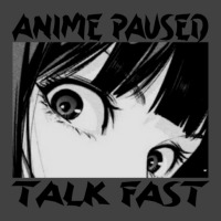 Anime Paused Talk Fast Funny Anime Saying Sticker 1 Vintage T-shirt | Artistshot