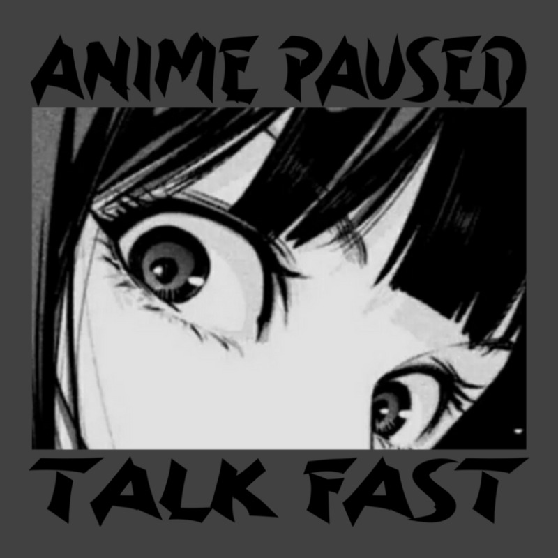 Anime Paused Talk Fast Funny Anime Saying Sticker 1 Vintage T-shirt | Artistshot